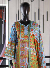 Royal Fashion Printed Lawn Suits Stitched 3 Piece RF25AJ PL-DG-02